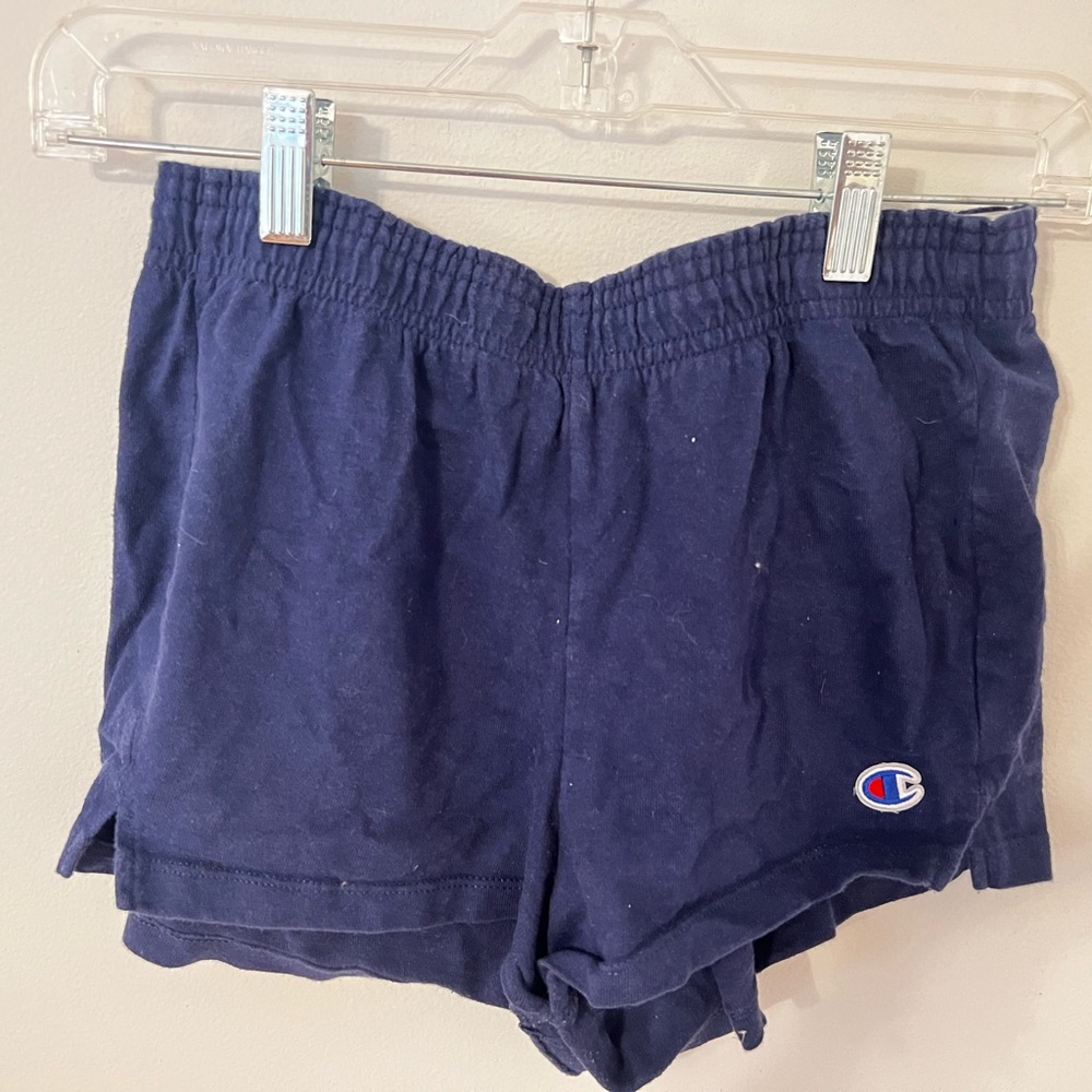 Navy blue champion shorts
